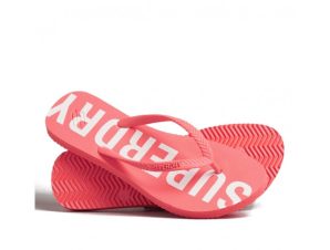 Superdry – SDCD CODE ESSENTIAL FLIP FLOP – HYPER FIRE CORAL