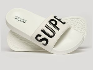 Superdry – SDRY CORE VEGAN POOL SLIDE ΠΑΝΤΟΦΛΑ ΓΥΝΑΙΚΕΙΑ – OPTIC/BLACK