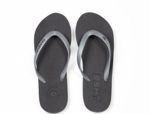 Basehit – WOMEN’S FLIP FLOPS – D.GREY/SILVER