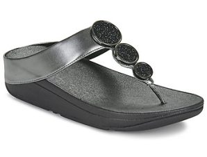 Σαγιονάρες FitFlop Halo Bead-Circle Metallic Toe-