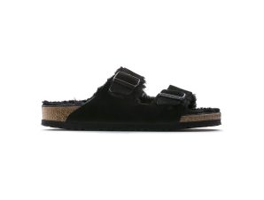 Σανδάλια Birkenstock Arizona Shearling Narrow – Black